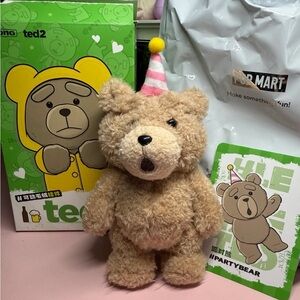 Ted2 Teddy Bear Action Plush Pendant Party Bear